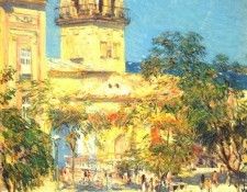 hassam street of the great captain, cordoba 1910. , 