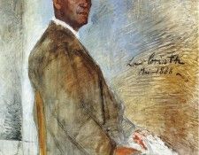 Corinth Lovis Portrait of Franz Heinrich Corinth unfinished. ������, �����