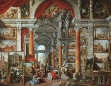 PANNINI Giovanni Paolo Picture Gallery With Views Of Modern Rome. Pannini, �������� �����