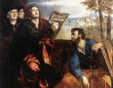 DOSSI Dosso Sts John and Bartholomew with Donors. , 