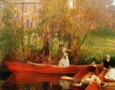 Sargent John Singer The boating party Sun. ,  