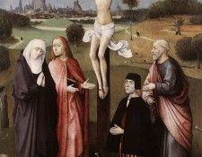 BOSCH Hieronymus Crucifixion With A Donor. ����, �������