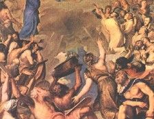 TIZIANO ADORATION OF THE HOLY TRINITY PRADO.  ( )