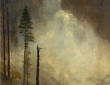 Bierstadt Albert Nevada Falls. ��������, �������