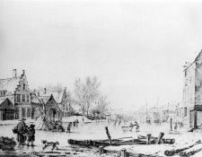 Strij van Jacob Winter Spuihaven Dordrecht Sun. Strij,  