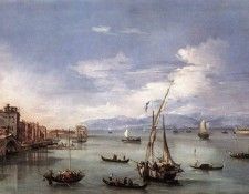 GUARDI Francesco The Lagoon from the Fondamenta Nuove.  