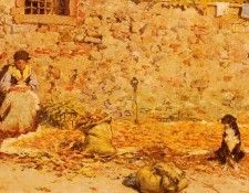 Laguerela Mariano Barbasan The Preparation Of The Corn. Laguerela,  Barbasan