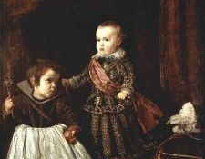 Prince Baltasar and dwarf EUR. ,    