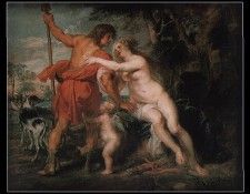 Rubens Venus and Adonis ca 1635 Metropolitian Museum of Art,. ,  
