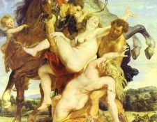 Peter Paul Rubens - Castor and Pollux Abduct the Daughters of Leukyppos. ,  