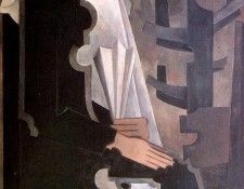 Gontcharova Natalia Spanish woman in gray Sun. , 