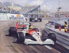 Cmamtmon 054 1991 sennas monaco hat trick. ������, �����