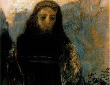 Redon Parsifal, c. 1912  Pastel on beige paper, 66 x 52 cm  . , 