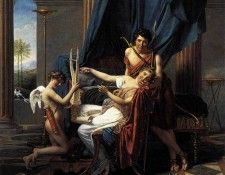 DAVID Jacques Louis Sappho and Phaon. , -