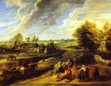 Peter Paul Rubens - Return of the Peasants from the Fields. ,  