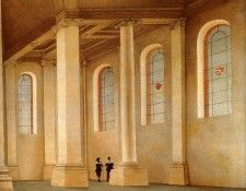 saenredam Pieter jansz Haarlem The Interior Of The Nieuwe Kerk Seen From The South West. Saenredam, ����� Jansz