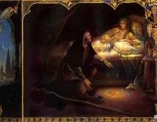 ma Craft The 12 dancing princesses4 Divining stones. , Kinuko Y
