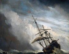 Velde II van de Willem The storm Sun . ,    