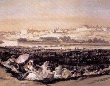 GOYA Francisco de The Meadow of San Isidro on his Feast Day.   ,  