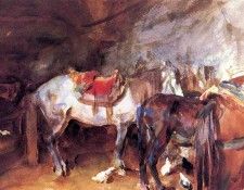 Sargent John Singer Arab Stable. ��������, ���� ������