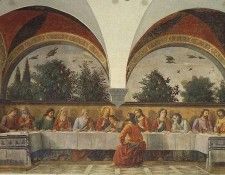GHIRLANDAIO THE LAST SUPPER OGNISSANTI FIRENZE. ����������, ��������