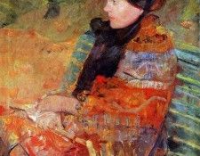 Cassatt Mary Mademoiselle C Sun.  