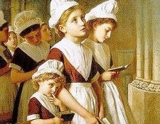 ger-SophieAnderson-FoundlingGirlsInTheirSchool-Pressent APrayerI. ��������, ���� Gengembre