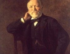 Portrait of Andrew Carnegie. Chartran, ��������