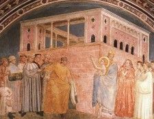 Giotto   Life of Saint Francis   [02]   Renunciation of Wordly Goods.   