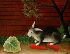 Rousseau,H. The meal of the rabbit, 1908, Barnes foundation. , 