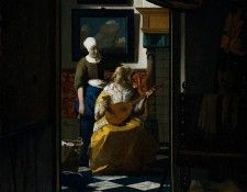 love-letter. Vermeer, Johannes