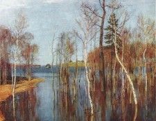 levitan spring flood 1897. , 