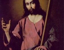 Zurbaran The Savior Blessing, 1638, 99x71 cm, Prado. ,  