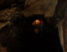GIORGIONE THE ADORATION OF THE SHEPHERDS, DETALJ 10. 