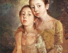 Artists daughters with a cat EUR. ���������, �����