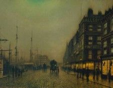 Liverpool Quay by Moonlight TCS.   
