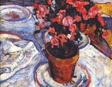 konchalovsky azaleas in a pot, paris 1908. , 