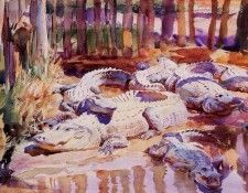 John Singer Sargent - Muddy Alligators, De. ��������, ���� ������