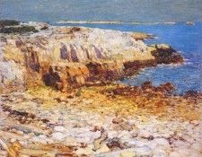 hassam northeast headlands, new england coast 1901. , 