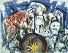 marin lower manhattan from top of woolworth 1922. �����