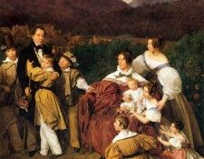 Dr. Josef Eltz and his Family in Bath Ischl. (1835). ����������� ��������� �����