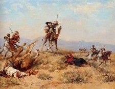 Washington Georges The Skirmish. , 