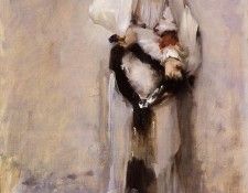 Sargent John Singer A Parisian Beggar Girl. ,  