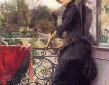 Stewart Julius LeBlanc On The Terrace. ,  