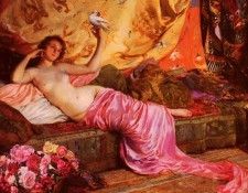 Rochegrosse Georges Antoine Nu Au Repos. Rochegrosse, ������ ����