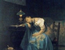 A Tired Seamstress. , Angelo