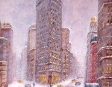Wiggins, Guy A - Snowstorm Over the Flatiron Building (end. Wiggins, 
