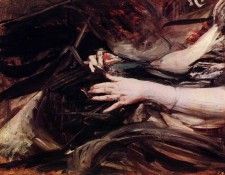 Sewing Hands of a Woman. Boldini, ��������