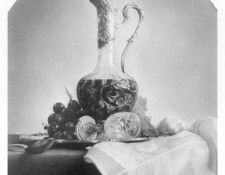 Luis Jose Estremadoyro Still Life with Decanter and Black Grapes. Estremadoyro, ���� ����