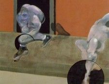 Bacon Figures in movement, 1973, 198 x 147.5 cm, Private. �����, �������